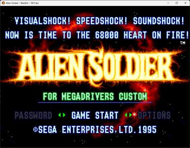 Alien Soldier screenshot 0
