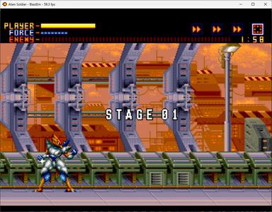 Alien Soldier screenshot 1