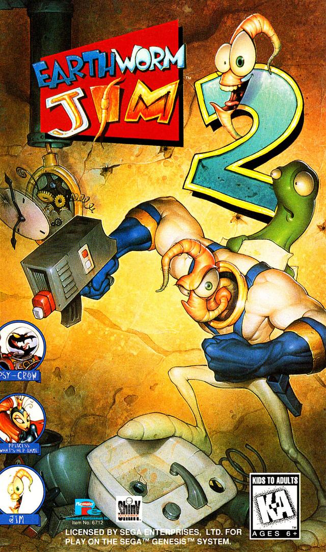 Earthworm Jim 2 cover