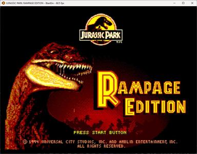 Jurassic Park - Rampage Edition screenshot 1