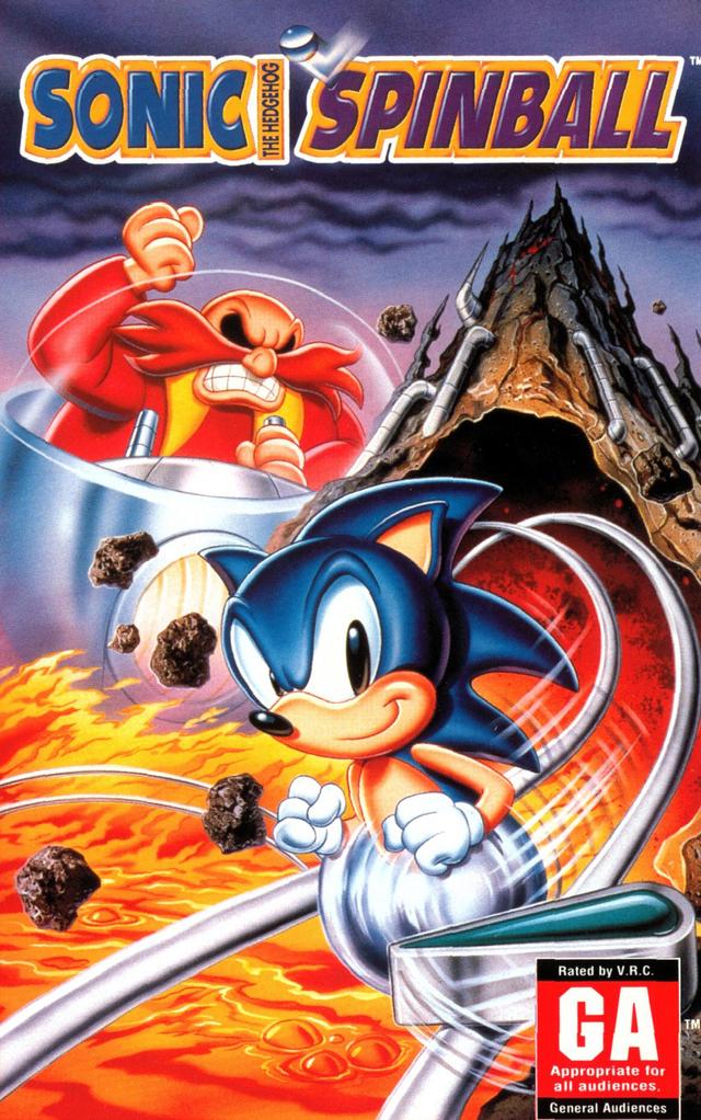 Sonic The Hedgehog Spinball cover
