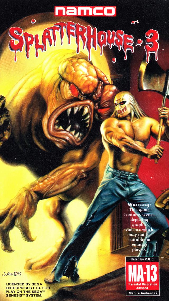 Splatterhouse 3 cover