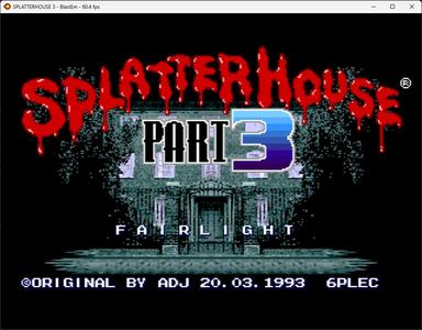 Splatterhouse 3 screenshot 0
